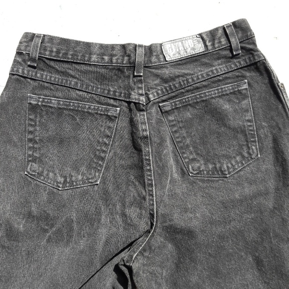 Black acid wash mom jeans - Picture 2 of 3